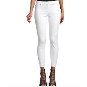 7 for All Mankind Ankle Gwenevere Jeans 27 4 White Seven Denim